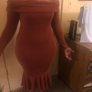 Off the shoulder Fashion Nova dress